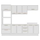 Cozinha Completa Amara 10 Portas 4 Gavetas 40250085 Branco -