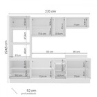 Cozinha Completa Amara 10 Portas 4 Gavetas 40250085 Branco/ve