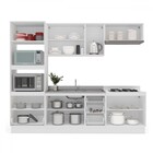 Cozinha Completa Amara 10 Portas 4 Gavetas 40250085 Branco/ve