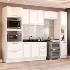 Cozinha Completa Amara 10 Portas 4 Gavetas 40250086 Branco -