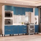 Cozinha Completa Amara 10 Portas 4 Gavetas 40250092 Branco/az