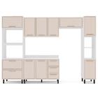 Cozinha Completa Amara 10 Portas 4 Gavetas 40250092 Branco/cr