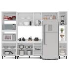Cozinha Completa Amara 10 Portas 4 Gavetas 40250092 Branco/cr