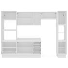 Cozinha Completa Amara 10 Portas 4 Gavetas 40250098 Azul/bran