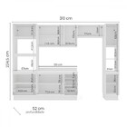 Cozinha Completa Amara 10 Portas 4 Gavetas 40250098 Branco -