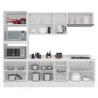 Cozinha Completa Amara 10 Portas 4 Gavetas Azul/branco - Poli