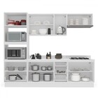 Cozinha Completa Amara 10 Portas 4 Gavetas Branco - Politorno