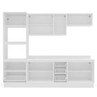Cozinha Completa Amara 10 Portas 4 Gavetas Branco - Politorno