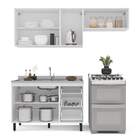 Cozinha Completa Amara 40250075 6 Portas 3 Gavetas 40250075 B