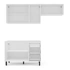 Cozinha Completa Amara 40250075 6 Portas 3 Gavetas 40250075 B