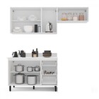 Cozinha Completa Amara 6 Portas 3 Gavetas 40250087 Branco - P