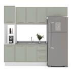 Cozinha Completa Amara 8 Portas 3 Gavetas 40250084 Branco/ver