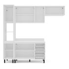 Cozinha Completa Amara 8 Portas 3 Gavetas 40250090 Branco/azu