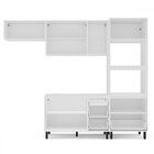 Cozinha Completa Amara 8 Portas 4 Gavetas 40250076 Branco/cre
