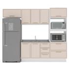 Cozinha Completa Amara 8 Portas 4 Gavetas 40250082 Branco/cre