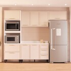 Cozinha Completa Amara 8 Portas 4 Gavetas 40250088 Branco/cre
