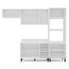 Cozinha Completa Amara 8 Portas 4 Gavetas 40250088 Branco/cre