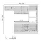 Cozinha Completa Amara 8 Portas 4 Gavetas 40250094 Verde Oliv