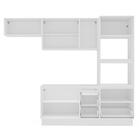 Cozinha Completa Amara 8 Portas 4 Gavetas Branco - Politorno