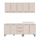 Cozinha Completa Amara 9 Portas 3 Gavetas 40250077 Branco/cre