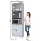 Cozinha Completa Americana 10 Peças Com Cristaleira - Móveis