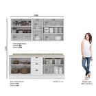 Cozinha Completa Americana 4 Peças Com Tampo - Móveis Henn