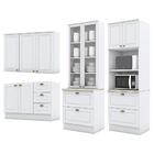 Cozinha Completa Americana 4 Peças Com Torre Quente 2 Fornos