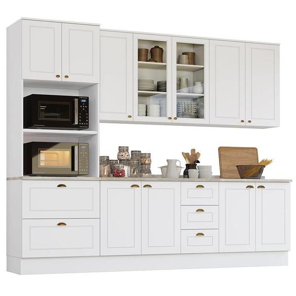 Cozinha Completa Americana 5 Peças Com Torre Quente 2 Fornos