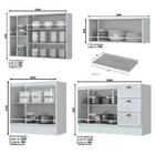 Cozinha Completa Americana 5 Peças Sem Vidro - Móveis Henn