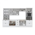 Cozinha Completa Americana 6 Peças 12 Portas 7 Gavetas Com Cr