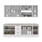 Cozinha Completa Americana 7 Peças Com Tampo - Móveis Henn