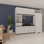 Cozinha Completa - Armario + Paneleiro + Balcão + Aereo