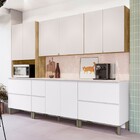 Cozinha Completa Art 11 Portas 4 Gavetas Freijó/ártico/soft -