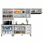 Cozinha Completa Atenas 10 Portas 3 Gavetas Branco - Kaiki Mó