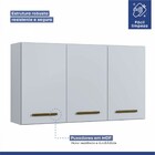 Cozinha Completa Atenas 10 Portas 3 Gavetas Branco - Kaiki Mó