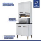 Cozinha Completa Atenas 12 Portas 3 Gavetas Branco - Kaiki Mó