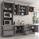 Cozinha Completa Atlanta 10 Portas 5 Gavetas 100% Mdf America