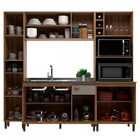 Cozinha Completa Atlas 11 Portas 1 Gaveta Amêndoa/niágara - M