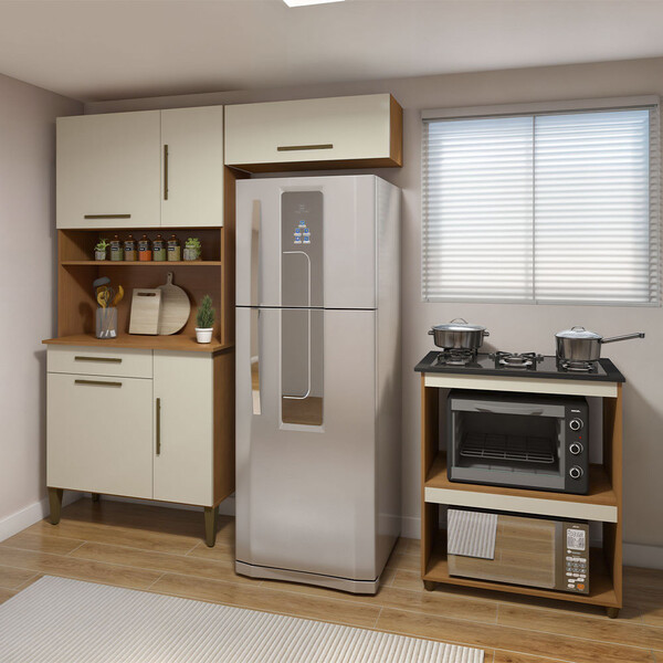 Cozinha Completa Barueri 5 Portas 1 Gaveta Kaiki Móveis