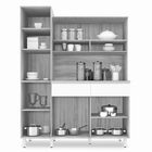 Cozinha Completa Bélgica Nature Off White