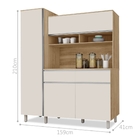 Cozinha Completa Bélgica Nature Off White