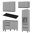 Cozinha Completa Belize 4 Peças Com Torre Quente - Móveis Henn