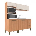 Cozinha Completa Bia 8 Portas 3 Gavetas Freijó/off White - Jc