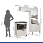 Cozinha Completa Blumenau 6 Portas Kaiki Móveis