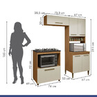 Cozinha Completa Blumenau 6 Portas Kaiki Móveis