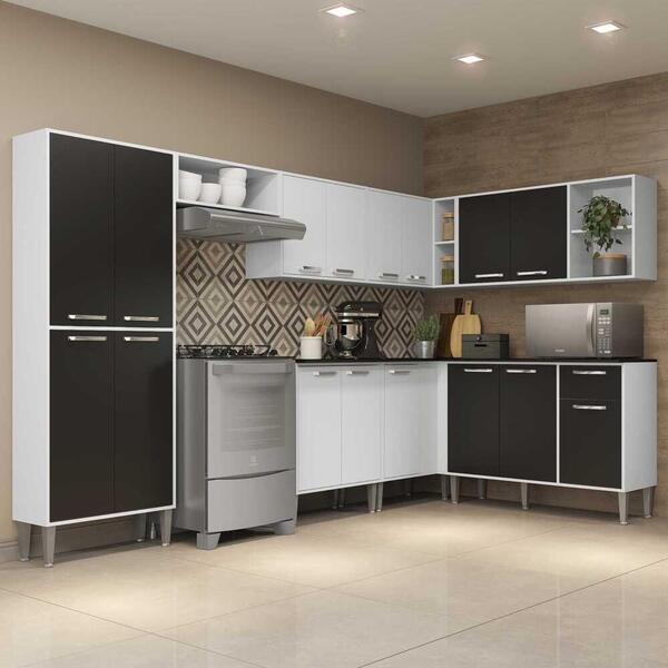 Cozinha Completa C/ Armário E Balcão Xangai Soul Multimóveis