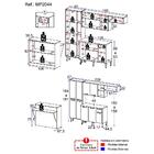 Cozinha Completa C/ Bancada Paris Multimóveis Mp2044 Preta