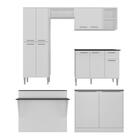 Cozinha Completa C/ Bancada Siena Multimóveis Mp2040 Branca