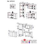 Cozinha Completa C/ Buffet/aparador Siena Multimóveis Mp2041