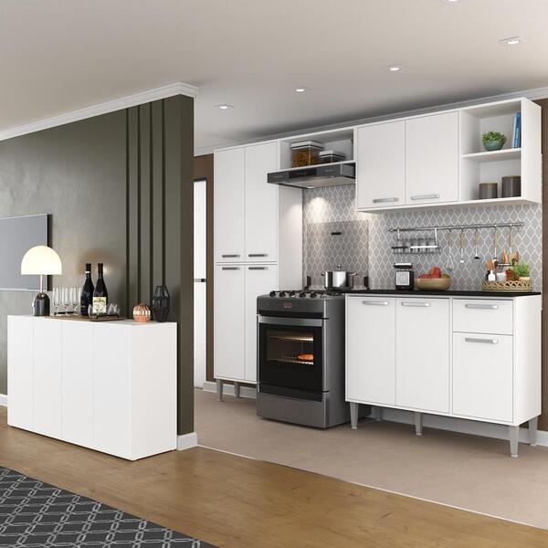 Cozinha Completa C/ Buffet/aparador Siena Multimóveis Mp2041